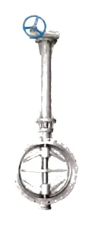 Extended Flange Hard Sealing Butterfly Valve